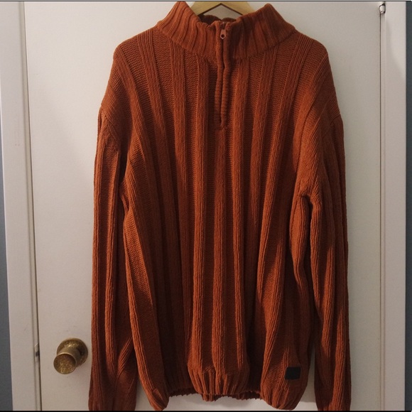 Oversized Orange Sweater Super Soft and Warm!! - Picture 1 of 10